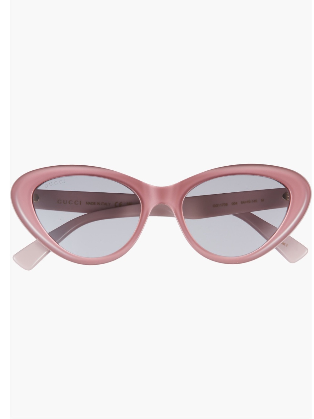 GUCCI Women's Cat-Eye Sunglasses in Pink NWT - Picture 1 of 3